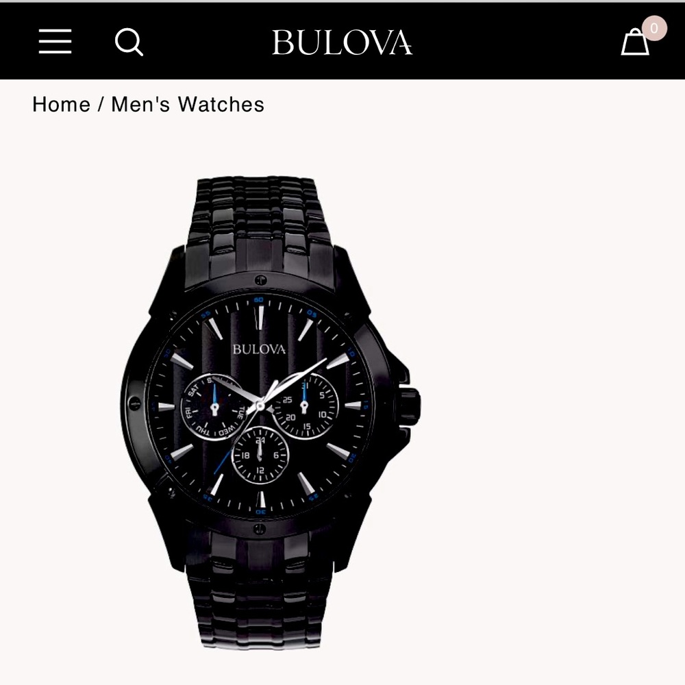 SOLD NWOT Bulova Men's Watch Chronograph 98C121
